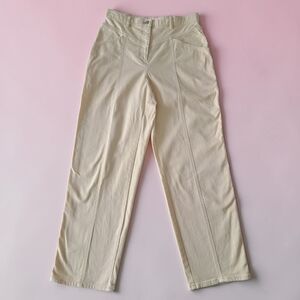 Wilfred Free Cream High-Waisted Archer Pants